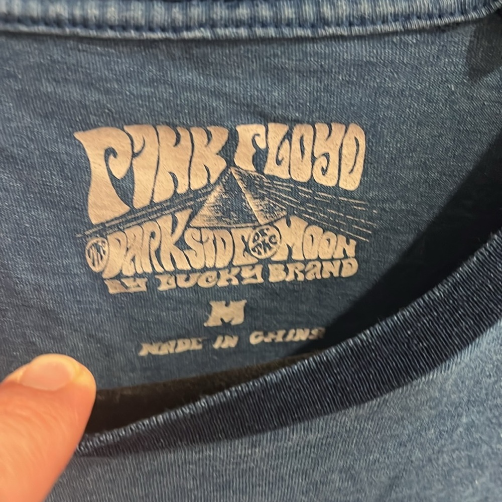 Pink Floyd Blue Raglan Shirt - Picture 2 of 2